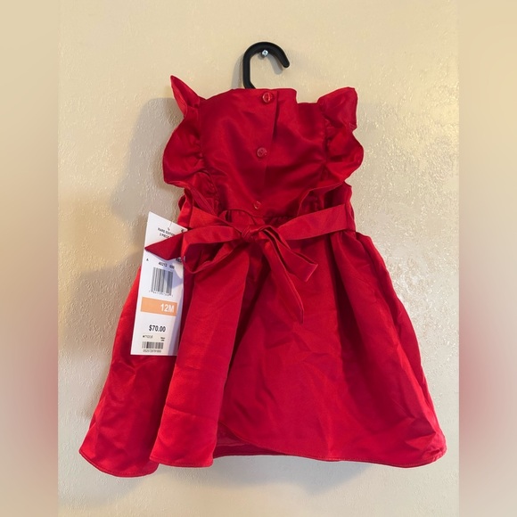 NWT Rare Editions Baby Girls Ruffle Dress sz 12m - Picture 2 of 6